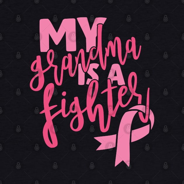 My grandma is a fighter by Cancer aware tees